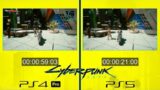 CYBERPUNK 2077 – PS4 Pro Vs PS5 Load Time Comparison