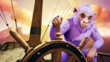 Monkey Sails The Seas on Sea of Thieves