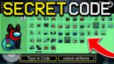 SECRET CODE TO UNLOCK ALL SKINS, PETS & HATS FOR FREE IN AMONG US! (iOS/ANDROID/PC)