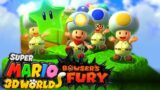 Super Mario 3D World + Bowser's Fury – First 4 Player Gameplay (Captain Toad)