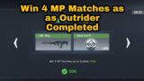How to Win 4 MP Matches as Outrider | Win 4 MP Matches as as Outrider COD Mobile