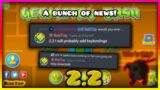 Many game Optimization's & upcoming keybinds | Geometry Dash 2.2 Release News