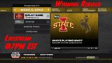 Wyoming Rebuild 3-1 vs ISU | College Football Video Game