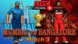 #3 Mumbai Indians vs Royal Challengers Bangalore – RCPL / IPL 2021 Real Cricket 20 Live Stream