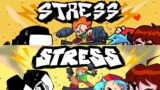 FNF Animation- STRESS | Original VS Poor Version