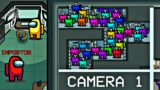1000 IQ IMPOSTOR TROLL WITH CAMERAS IN AMONG US!