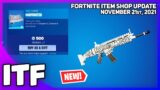 Fortnite Item Shop *NEW* INKPRINTED WRAP! [November 21th, 2021] (Fortnite Battle Royale)