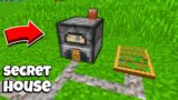 How to BUILD SUPER SECRET HOUSE inside a FURNACE in Minecraft ? FURNACE PASSAGE ! in Minecraft