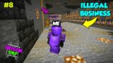 I Found My Enemies ILLEGAL Business In Minecraft SMP || Prison SMP #8