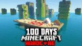 I Survived 100 Days in a Flood in a Zombie Apocalypse Hardcore Minecraft