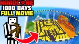 I Survived 1,000 Days in HARDCORE Minecraft! (FULL MOVIE)