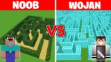 LABIRYNT NOOBKA vs LABIRYNT WOJANA w Minecraft!