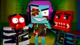 FNF Corrupted  BOXY BOO vs PIBBY & Rainbow Friends | Poppy Playtime Project Animation Minecraft