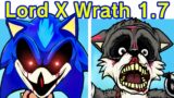 Friday Night Funkin' VS Lord X Wrath 1.7 FULL WEEK + Cutscenes | Sonic PC PORT (FNF Mod/Sonic.EXE)