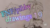 Friday night funkin vs learning with pibby drawings concepts (part 19)