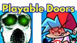 Friday Night Funkin' VS DOORS Playable / Roblox (FNF Mod/Roblox DOORS 1 to 100)