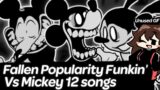 Fallen Popularity Funkin' – Vs Sad Mickey 12 New songs | Friday Night Funkin'