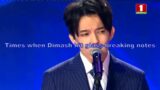 Times when Dimash hit glass breaking notes