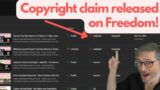 Copyright claim released on Freedom! – How we did it