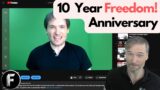 10 Year Freedom! Anniversary